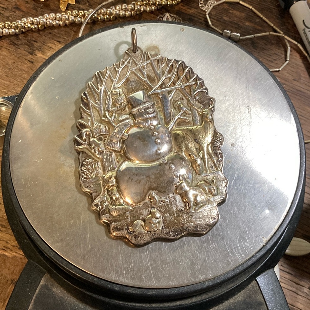 Reed & Barton Silver Decorative Medallion Accent